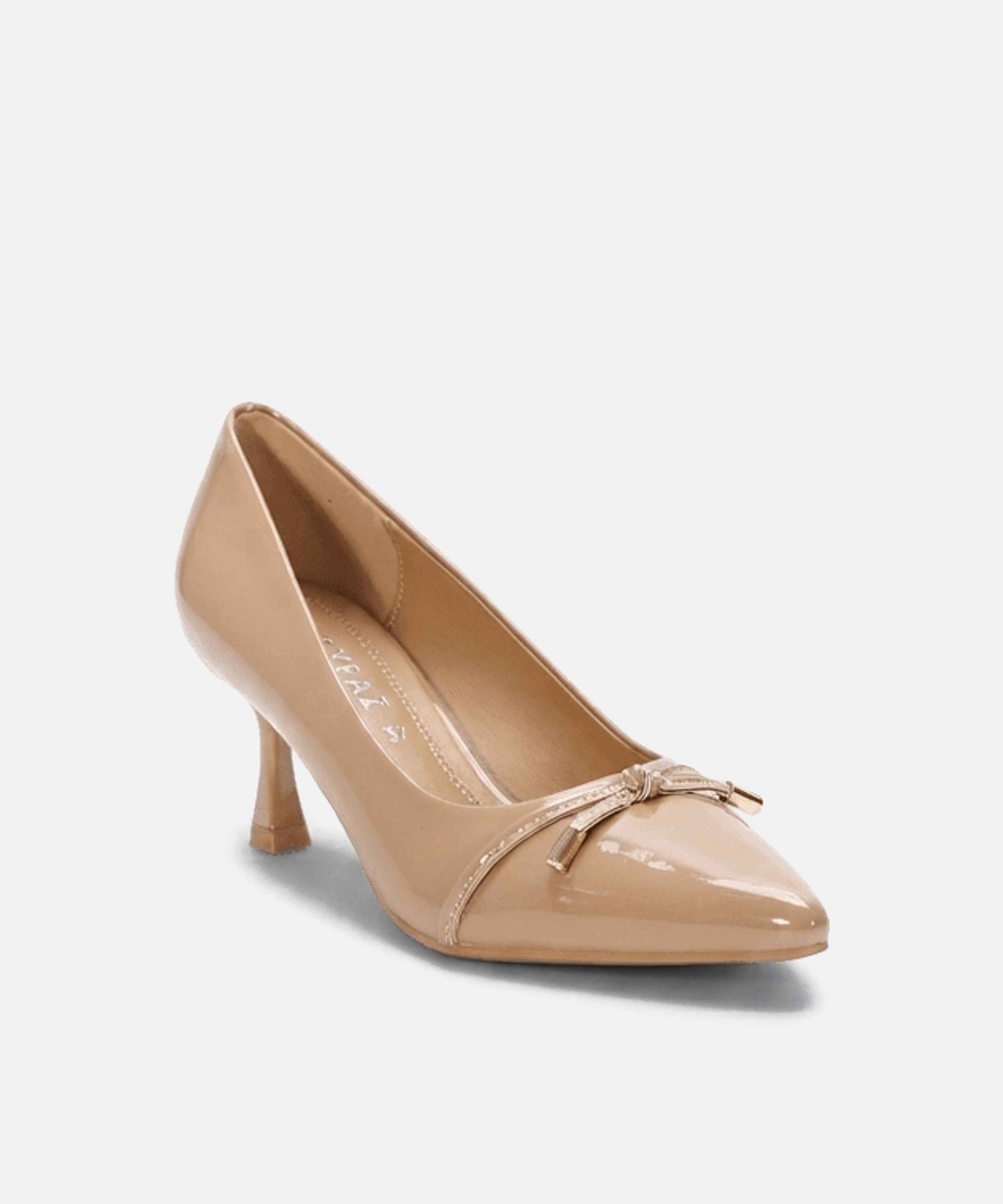 Zapato tac&oacute;n fino lazo image number null